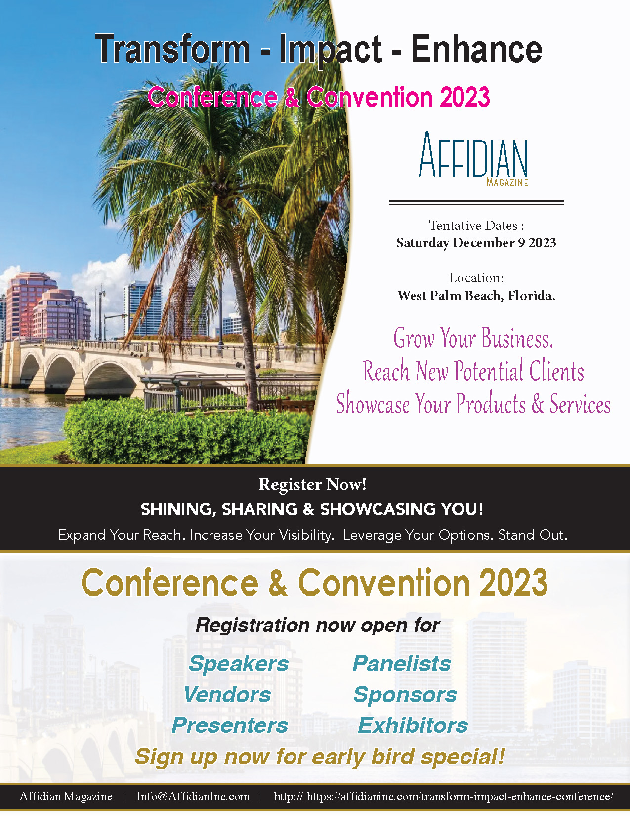 Transform Impact Enhance Conference & Convention.